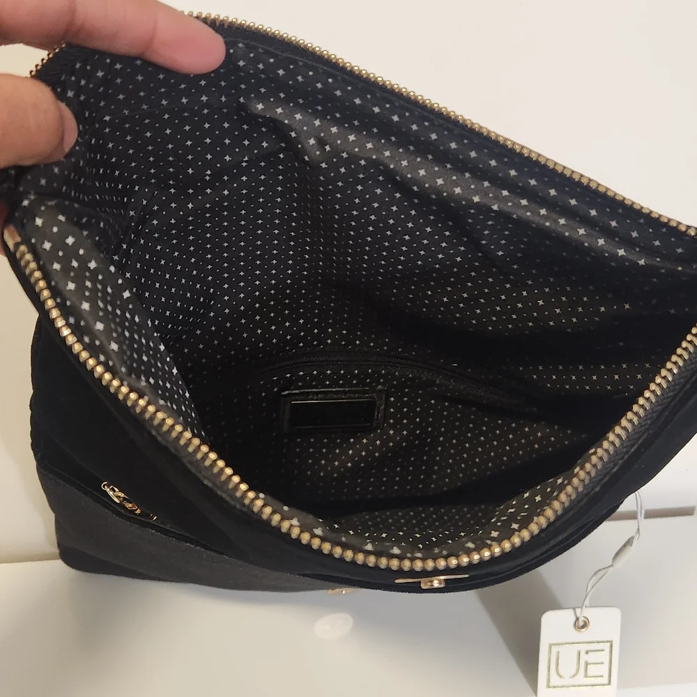 NWT Urban Expressions Tallulah Clutch Floral‎ Black Velvet Boho Cottage Core